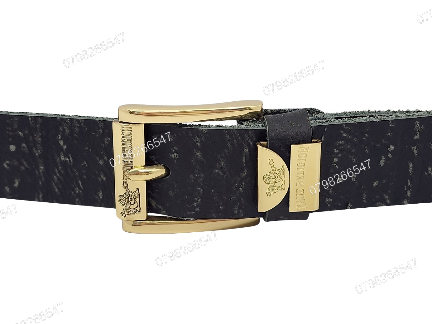 Dây lưng nam da bò thô DHM-503 | Mặt khoá đầu đồng nguyên khối xoay 360 nam tính | Bảo hành 12 tháng - Ảnh 5