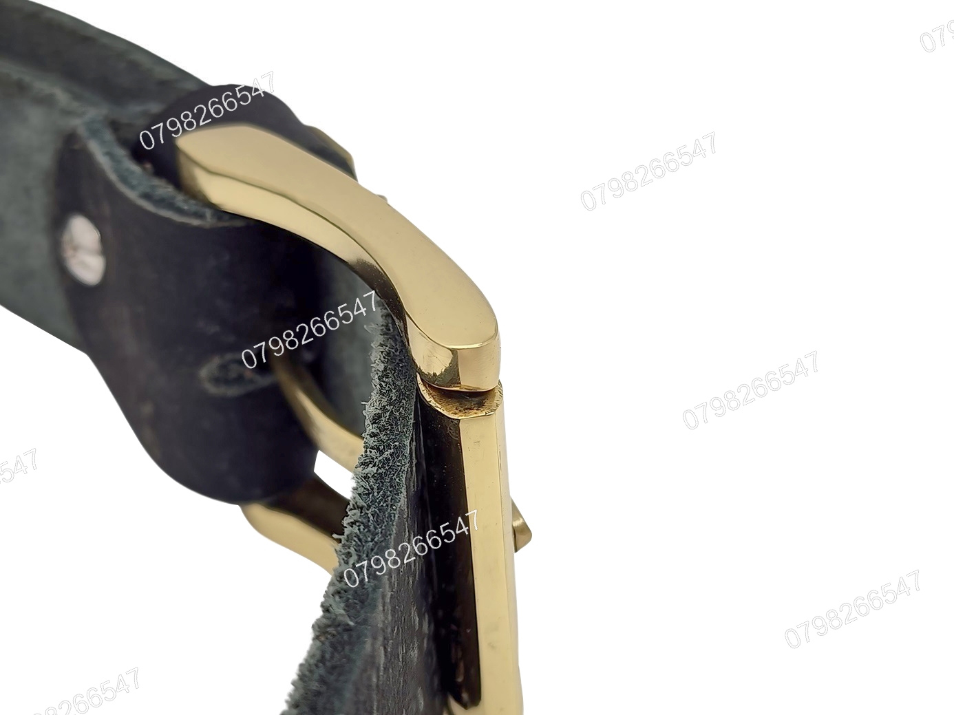 Dây lưng nam da bò thô DHM-503 | Mặt khoá đầu đồng nguyên khối xoay 360 nam tính | Bảo hành 12 tháng - Ảnh 7