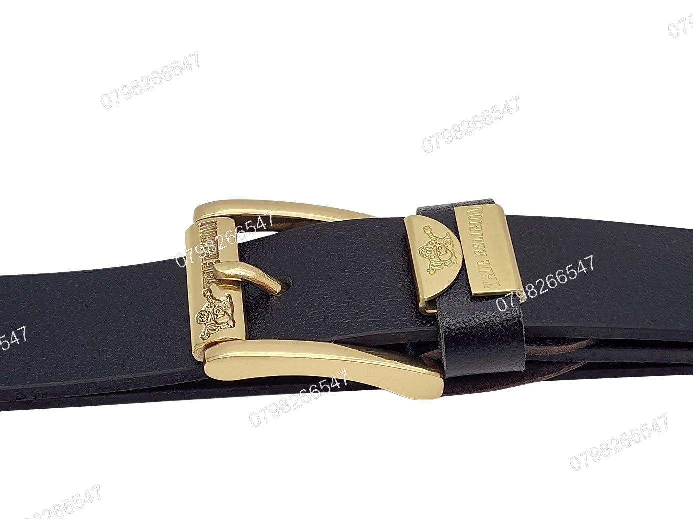 Dây nịt da bò nam nguyên tấm DHM-505 | Khoá kim đầu đồng nguyên khối xoay 360 thời trang | Bảo hành 12 tháng - Ảnh 6