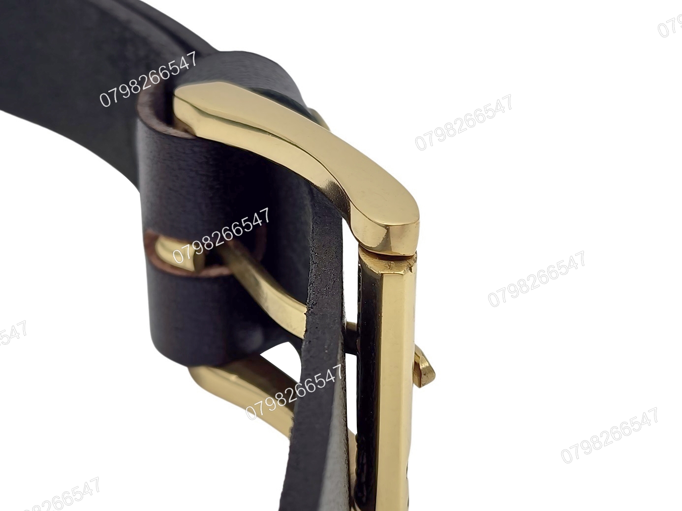 Dây nịt da bò nam nguyên tấm DHM-505 | Khoá kim đầu đồng nguyên khối xoay 360 thời trang | Bảo hành 12 tháng - Ảnh 7