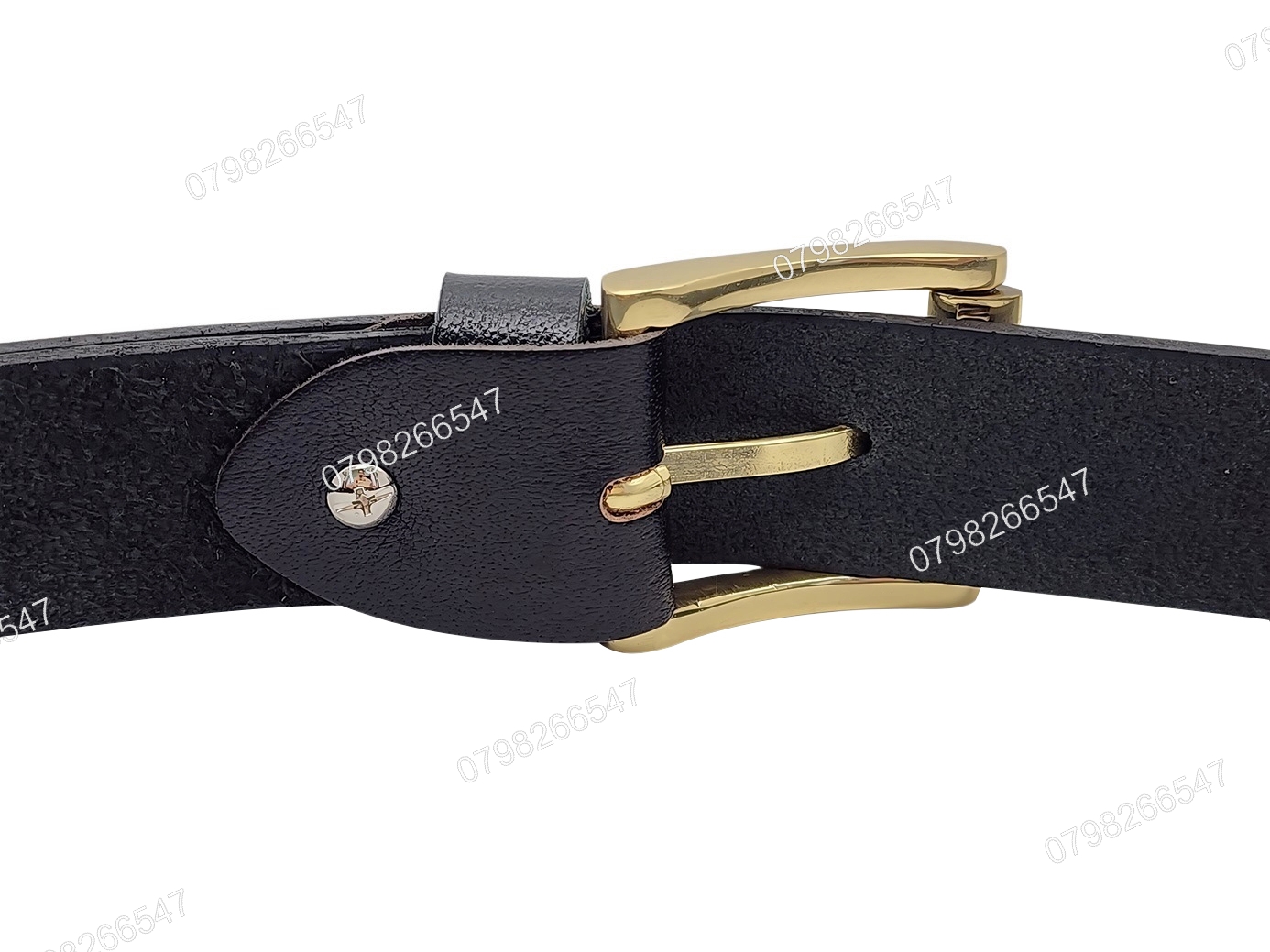 Dây nịt da bò nam nguyên tấm DHM-505 | Khoá kim đầu đồng nguyên khối xoay 360 thời trang | Bảo hành 12 tháng - Ảnh 8