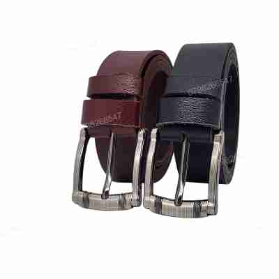 [Dài 130cm][Tặng đục lỗ] Dây nịt da bò nguyên tâm DHM-540 | Khoá kim vuông laze sang trọng | Bảo hành 12 tháng