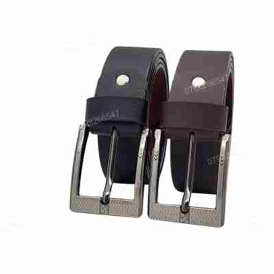 Dây nịt nam giả da PU DHM-547 | Mặt khoá kim laze bảng vuông thời trang | Bảo hành 12 tháng