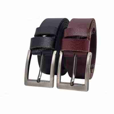 [Dài 130cm][Tặng đục lỗ] Dây nịt nam da bò nguyên tấm DHM-554 | Khoá kim chì bảng vuông thời trang | Bảo hành 12 tháng