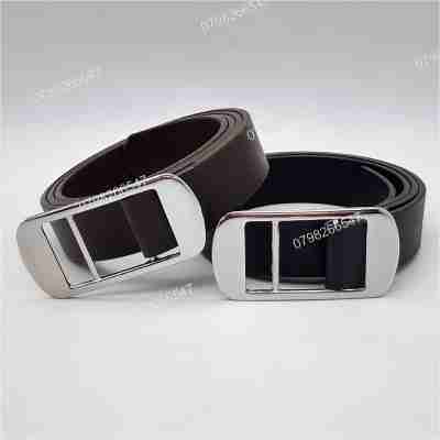 Thắt lưng bé trai da PU DHM-580 | Đầu khoá luồn bản 3cm thanh lịch | Bảo hành 12 tháng