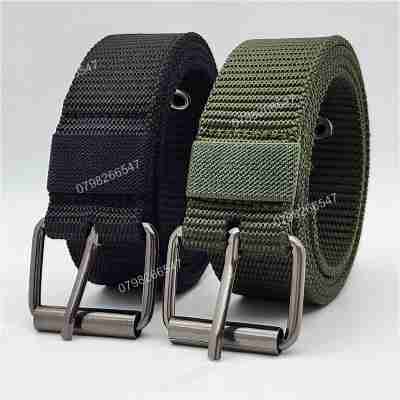 Dây nịt vải dù Canvas DHM-585 | Mặt khoá kim vuông đơn giản mà thời trang | Bảo hành 12 tháng