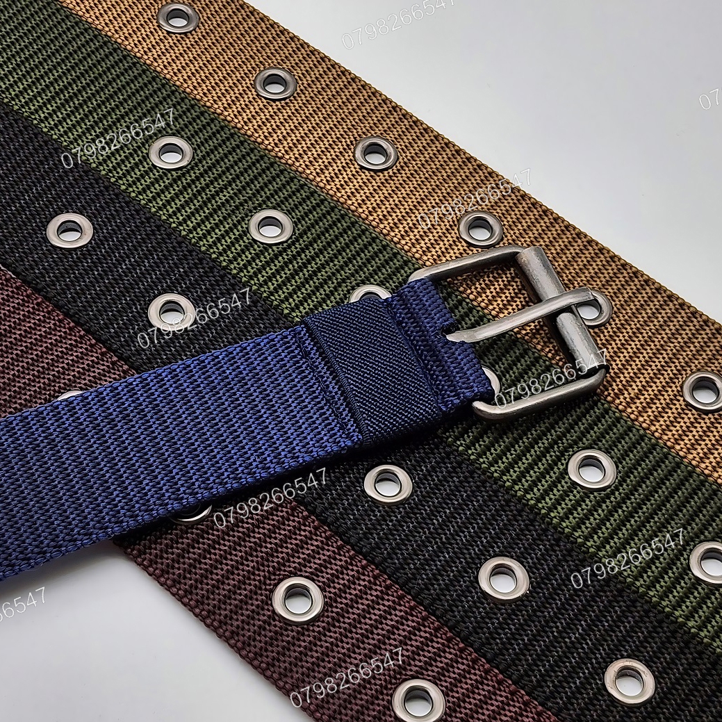Dây nịt vải dù Canvas DHM-585 | Mặt khoá kim vuông đơn giản mà thời trang | Bảo hành 12 tháng - Ảnh 13