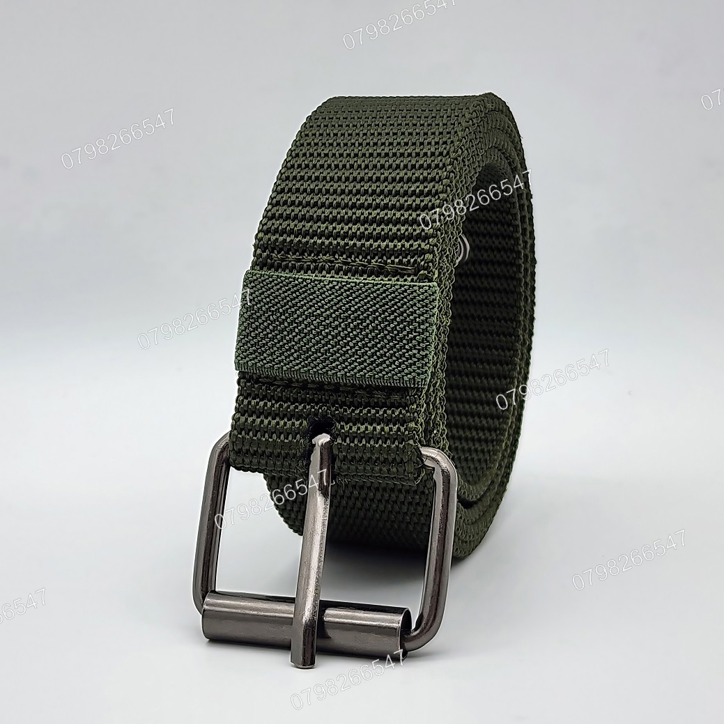 Dây nịt vải dù Canvas DHM-585 | Mặt khoá kim vuông đơn giản mà thời trang | Bảo hành 12 tháng - Ảnh 3