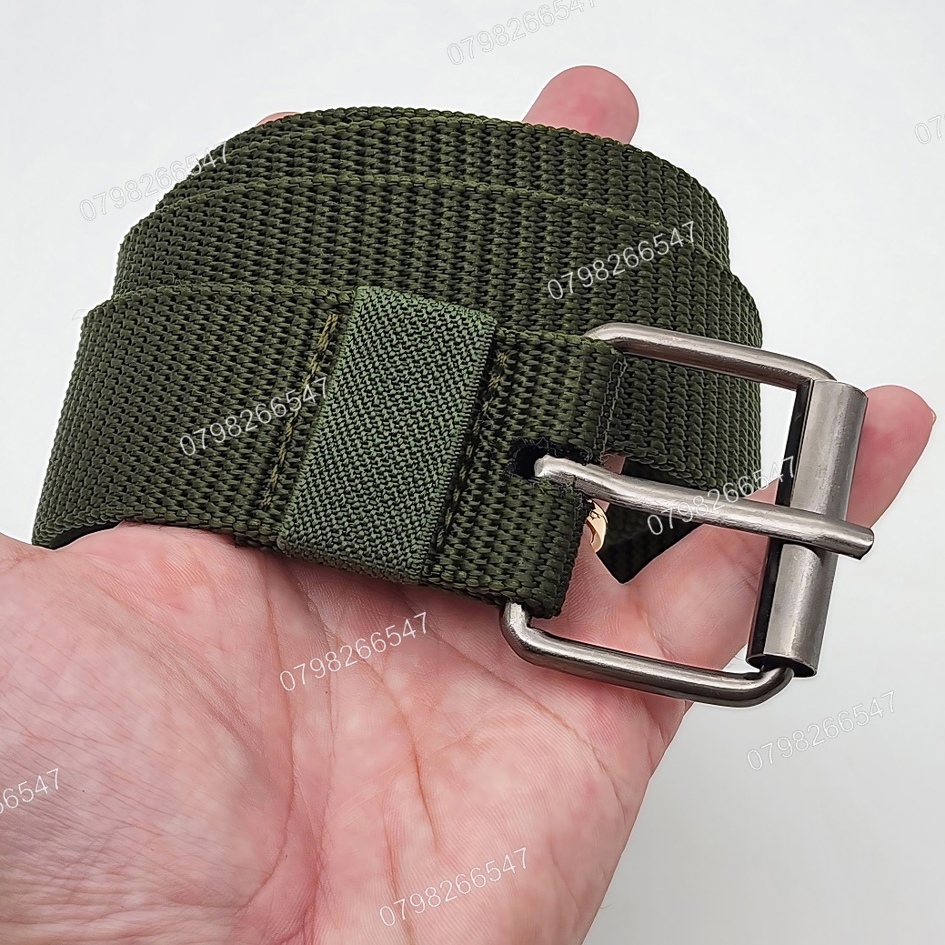 Dây nịt vải dù Canvas DHM-585 | Mặt khoá kim vuông đơn giản mà thời trang | Bảo hành 12 tháng - Ảnh 8