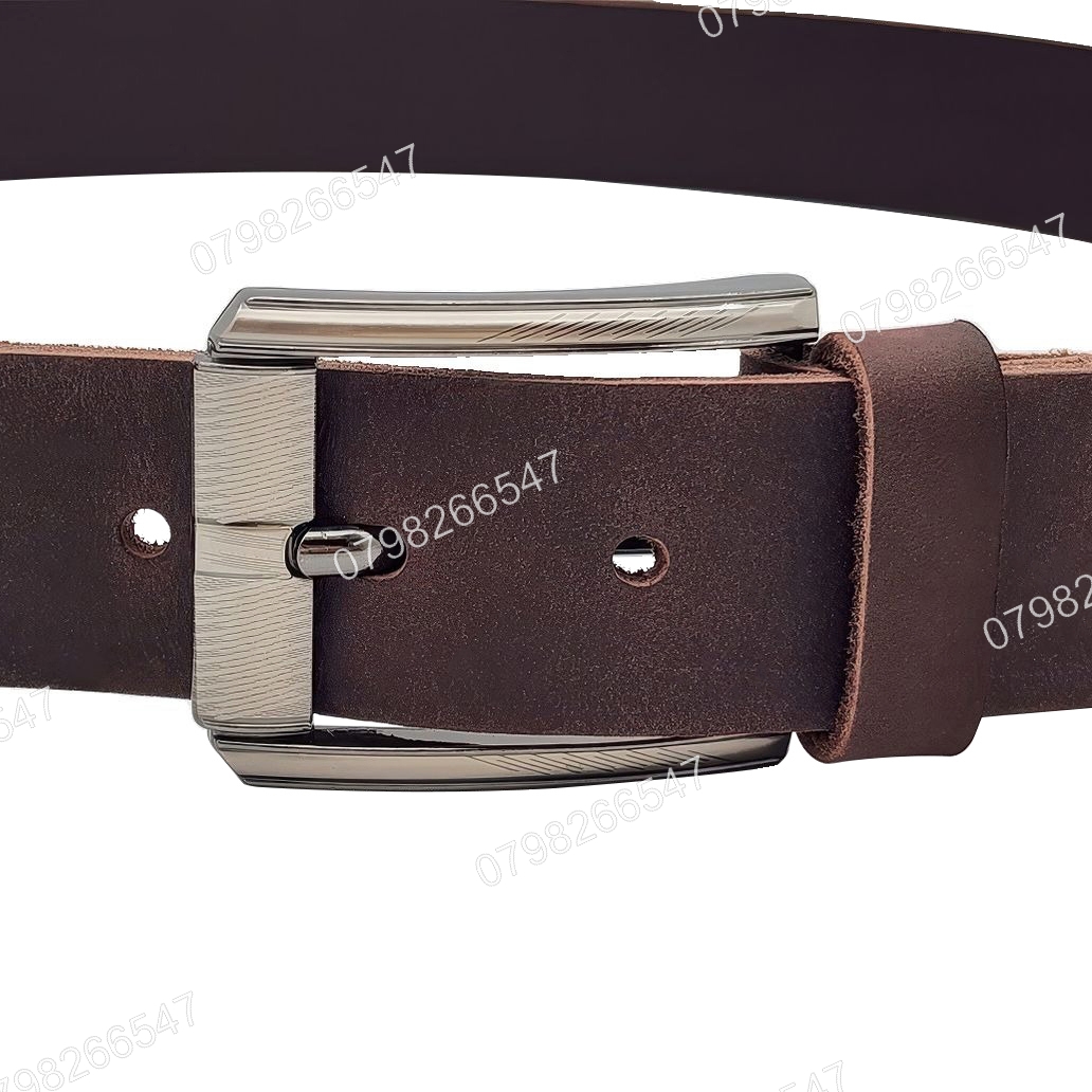 Thắt lưng da bò sáp DHM-595 | Khoá lưng kim laze kiểu mới thời trang | Bảo hành 12 tháng - Ảnh 5