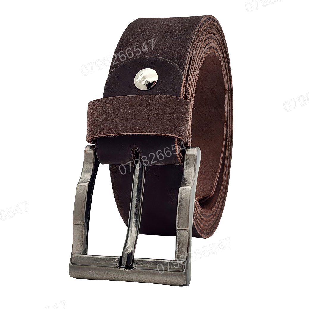 Dây nịt da bò sáp DHM-600 | Mặt khoá kim chì 3 khúc độc đáo | Bảo hành 12 tháng - Ảnh 3