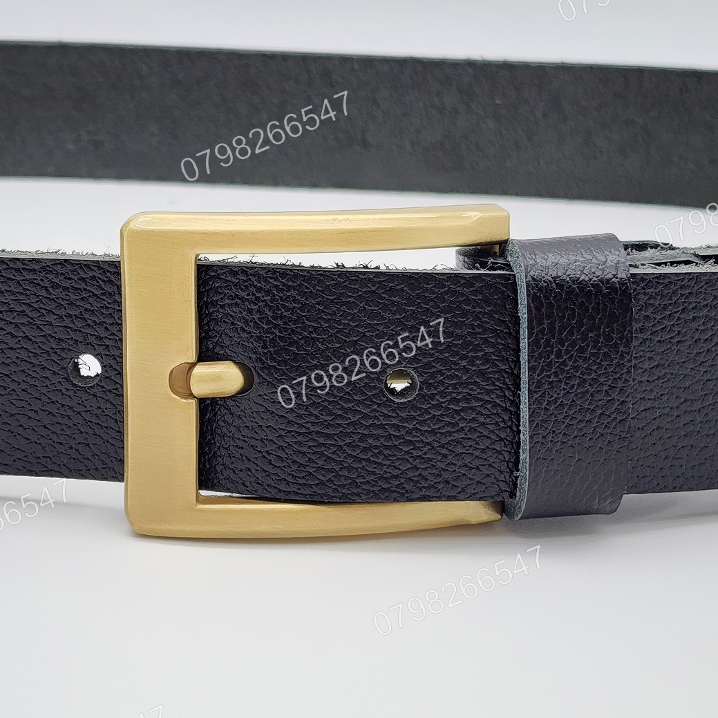 Dây nịt nam da bò hạt DHM-604 | Đầu khoá kim mạ đồng vuông đơn giản | Bảo hành 12 tháng - Ảnh 4