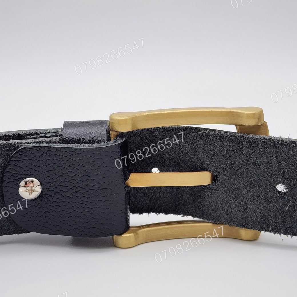 Thắt lưng da bò hạt DHM-605 | Mặt khoá kim mạ đồng thời trang | Bảo hành 12 tháng - Ảnh 8