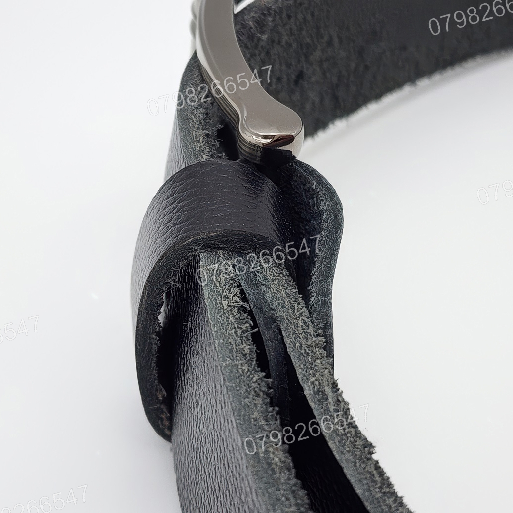 Dây nịt da bò hạt DHM-609 | Mặt khoá kim laze 2 hoạ tiết thời trang | Bảo hành 12 tháng - Ảnh 9