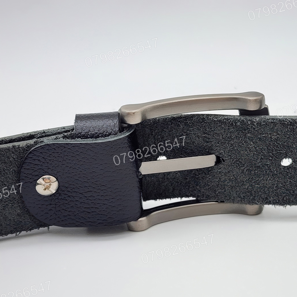 Thắt lưng nam da bò hạt DHM-610 | Đầu khoá kim xám tro thời thượng | Bảo hành 12 tháng - Ảnh 8