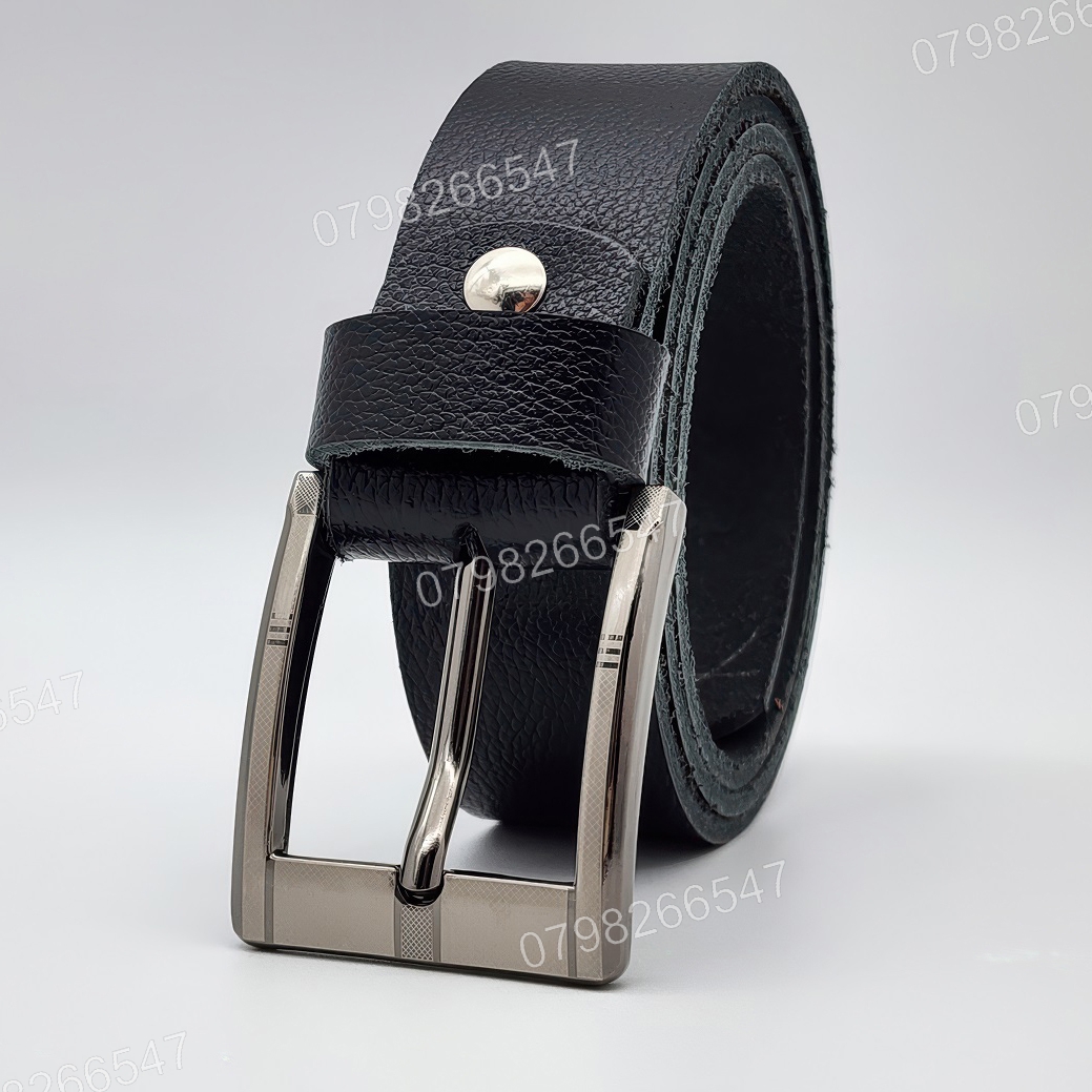 Thắt lưng da bò hạt DHM-613 | Mặt khoá kim vuông laze thời trang | Bảo hành 12 tháng - Ảnh 2