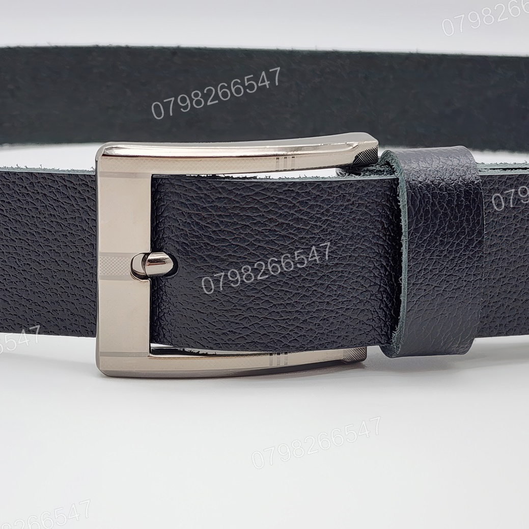 Thắt lưng da bò hạt DHM-613 | Mặt khoá kim vuông laze thời trang | Bảo hành 12 tháng - Ảnh 4