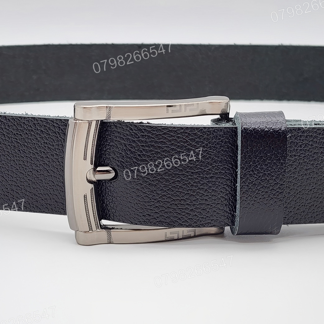 Thắt lưng nam da bò hạt DHM-616 | Mặt khoá kim laze bo tròn độc đáo | Bảo hành 12 tháng - Ảnh 4