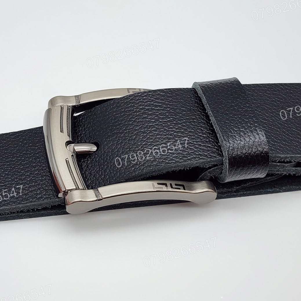 Thắt lưng nam da bò hạt DHM-616 | Mặt khoá kim laze bo tròn độc đáo | Bảo hành 12 tháng - Ảnh 5