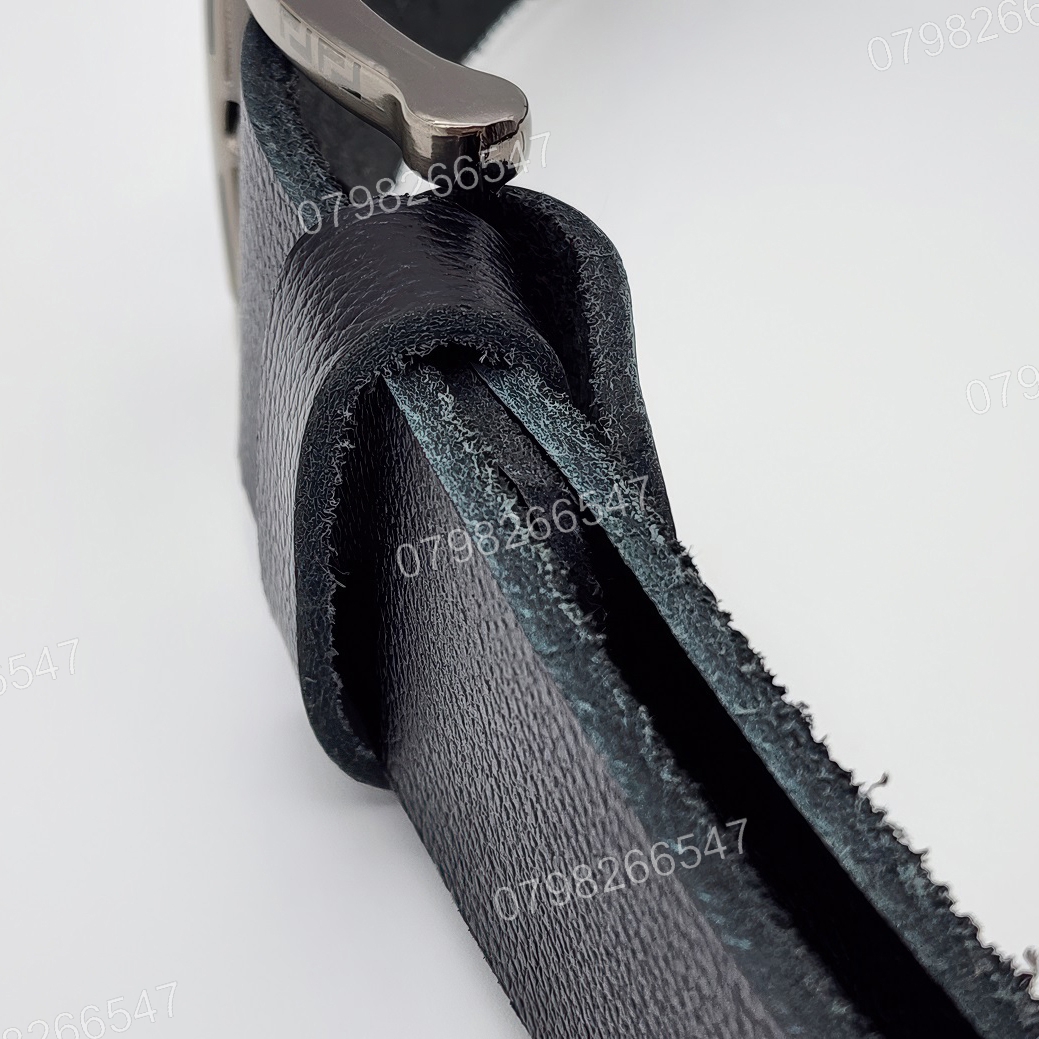 Thắt lưng nam da bò hạt DHM-616 | Mặt khoá kim laze bo tròn độc đáo | Bảo hành 12 tháng - Ảnh 8