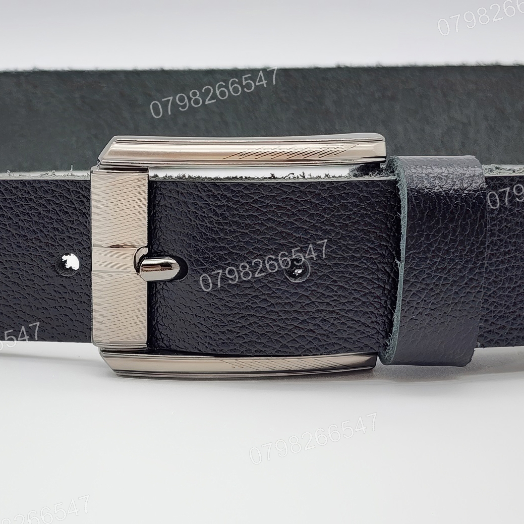 Dây nịt nam da bò hạt DHM-618 | Mặt khoá kim laze kiểu vuông thời trang | Bảo hành 12 tháng - Ảnh 4