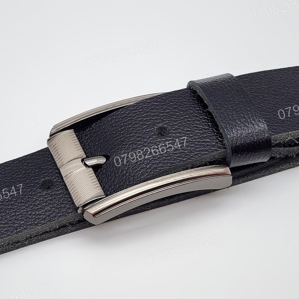 Dây nịt nam da bò hạt DHM-618 | Mặt khoá kim laze kiểu vuông thời trang | Bảo hành 12 tháng - Ảnh 5