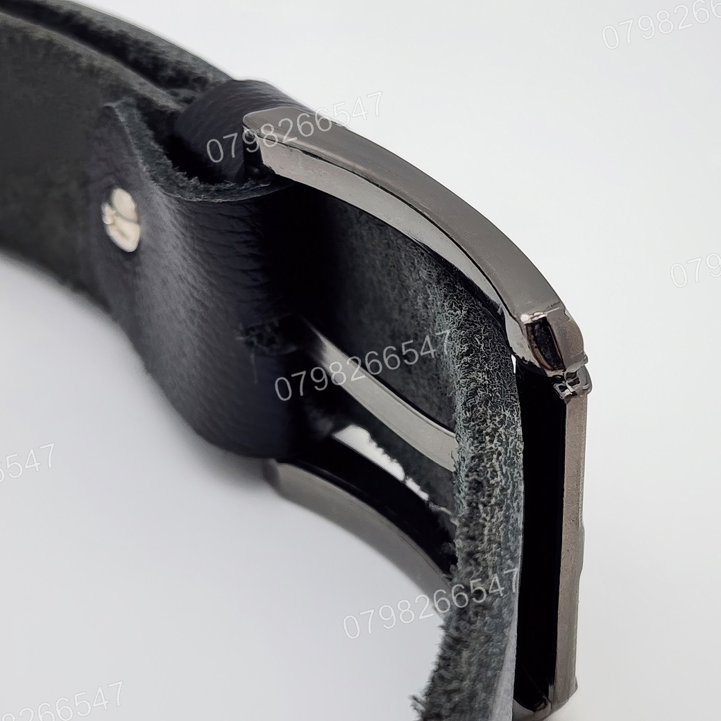 Dây nịt nam da bò hạt DHM-618 | Mặt khoá kim laze kiểu vuông thời trang | Bảo hành 12 tháng - Ảnh 7