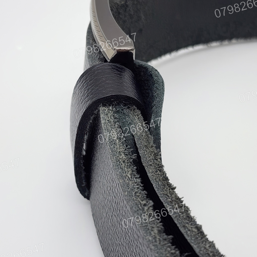 Dây nịt nam da bò hạt DHM-618 | Mặt khoá kim laze kiểu vuông thời trang | Bảo hành 12 tháng - Ảnh 9