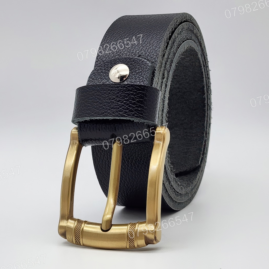 Thắt lưng nam da bò hạt DHM-619 | Khoá kim mạ đồng sang trọng | Bảo hành 12 tháng - Ảnh 2