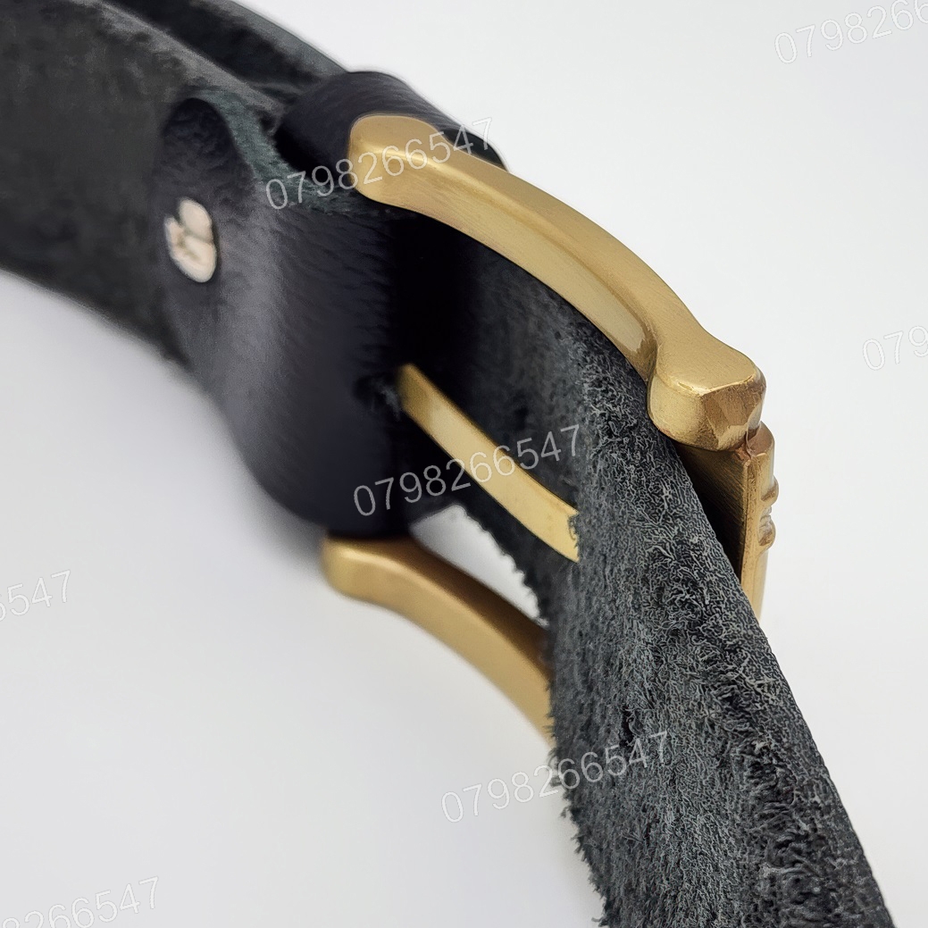 Thắt lưng nam da bò hạt DHM-619 | Khoá kim mạ đồng sang trọng | Bảo hành 12 tháng - Ảnh 7