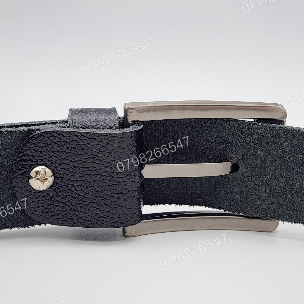 Dây nịt da bò hạt DHM-622 | Mặt khoá kim xám tro vuông đơn giản | Bảo hành 12 tháng - Ảnh 7