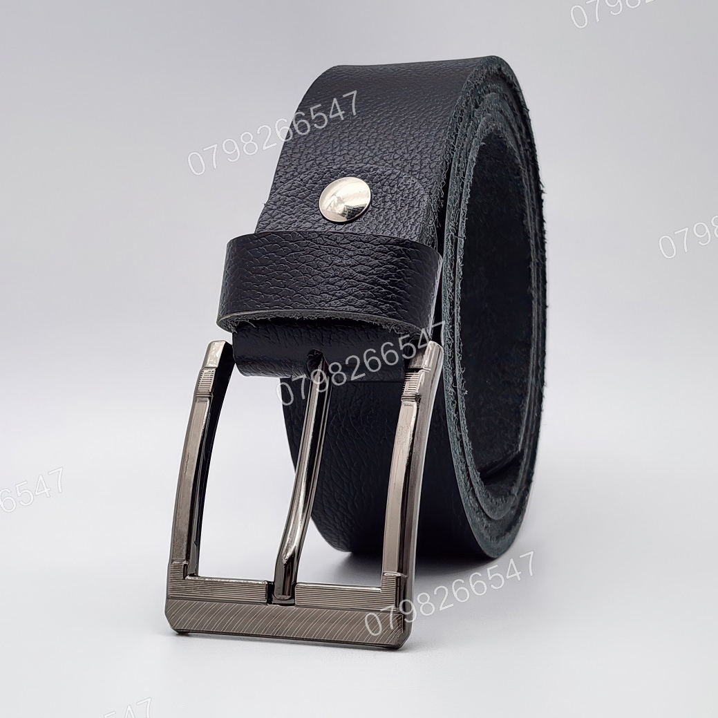 Thắt lưng nam da bò hạt DHM-623 | Đầu khoá kim laze vuông thời trang | Bảo hành 12 tháng - Ảnh 2
