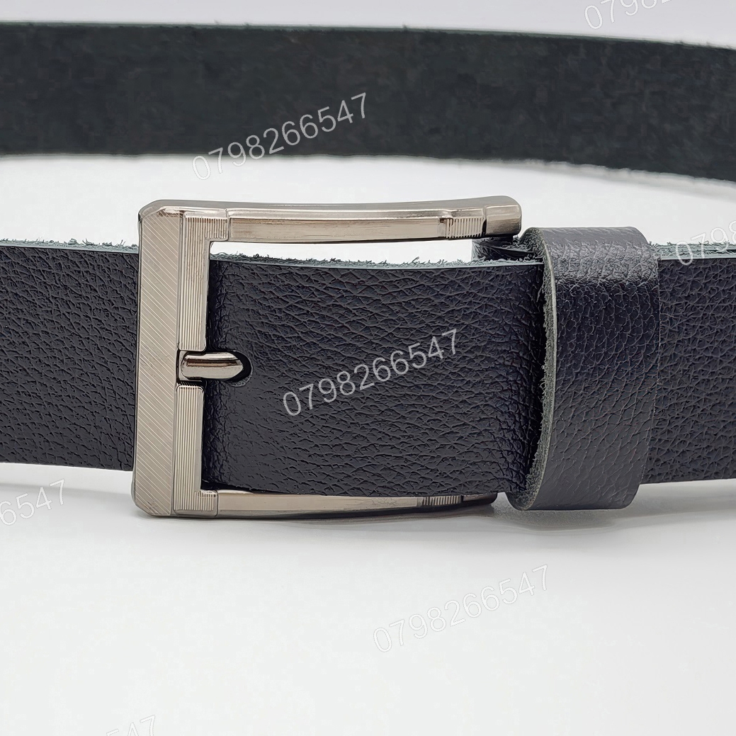 Thắt lưng nam da bò hạt DHM-623 | Đầu khoá kim laze vuông thời trang | Bảo hành 12 tháng - Ảnh 4