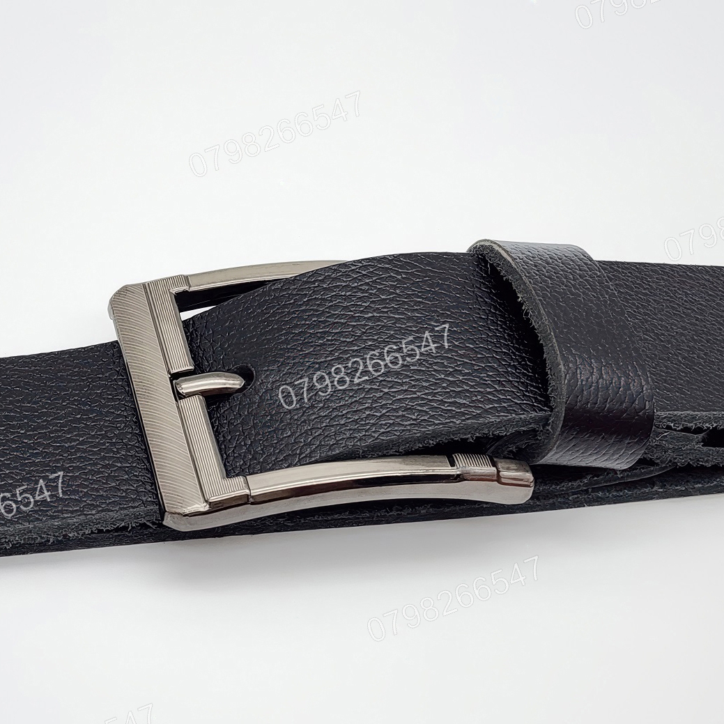 Thắt lưng nam da bò hạt DHM-623 | Đầu khoá kim laze vuông thời trang | Bảo hành 12 tháng - Ảnh 5