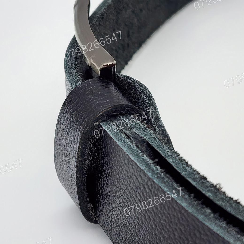 Thắt lưng nam da bò hạt DHM-623 | Đầu khoá kim laze vuông thời trang | Bảo hành 12 tháng - Ảnh 8