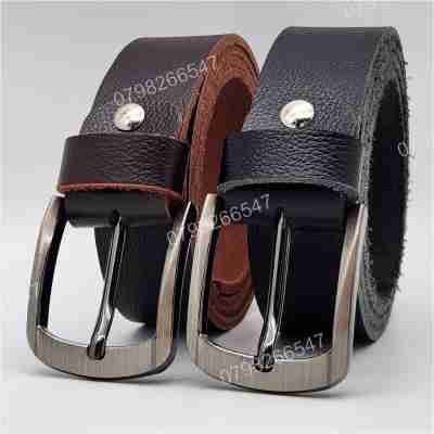 Thắt lưng nam da bò hạt DHM-625 | Mặt khoá kim laze bo tròn thời thượng | Bảo hành 12 tháng