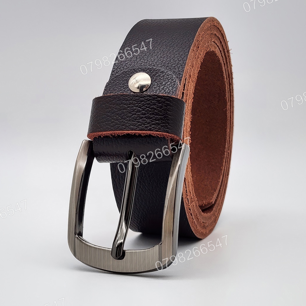 Thắt lưng nam da bò hạt DHM-625 | Mặt khoá kim laze bo tròn thời thượng | Bảo hành 12 tháng - Ảnh 3