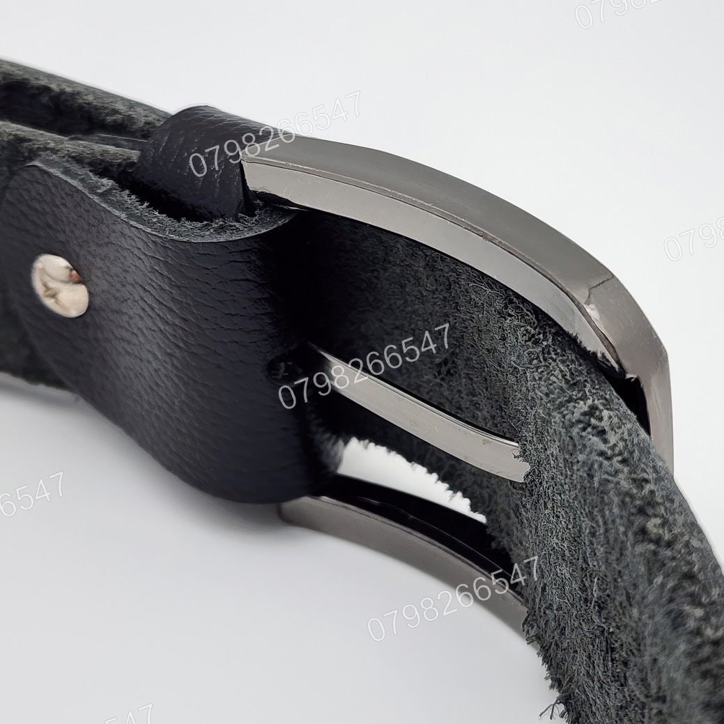 Thắt lưng nam da bò hạt DHM-625 | Mặt khoá kim laze bo tròn thời thượng | Bảo hành 12 tháng - Ảnh 6