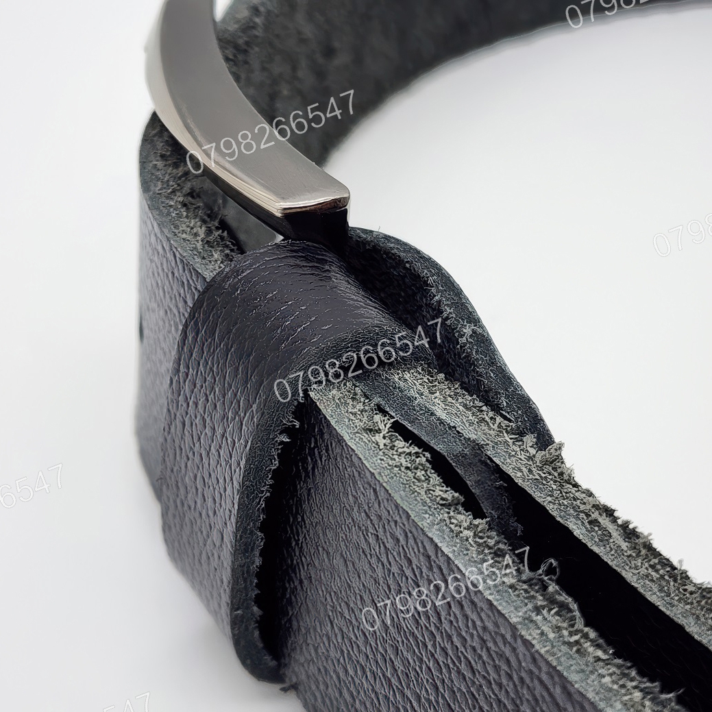 Thắt lưng nam da bò hạt DHM-625 | Mặt khoá kim laze bo tròn thời thượng | Bảo hành 12 tháng - Ảnh 8