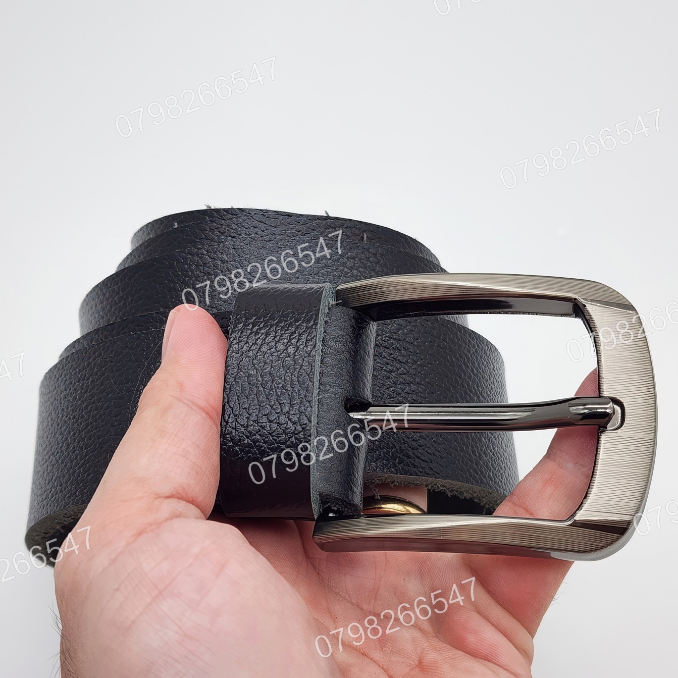 Thắt lưng nam da bò hạt DHM-625 | Mặt khoá kim laze bo tròn thời thượng | Bảo hành 12 tháng - Ảnh 9