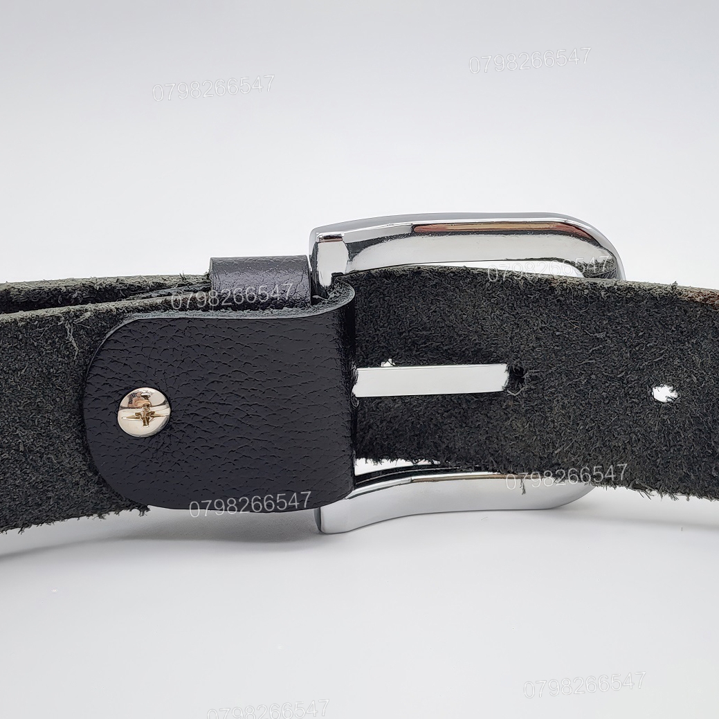 Dây nịt da bò hạt DHM-626 | Mặt khóa kim màu trắng bo tròn thời trang | Bảo hành 12 tháng - Ảnh 8