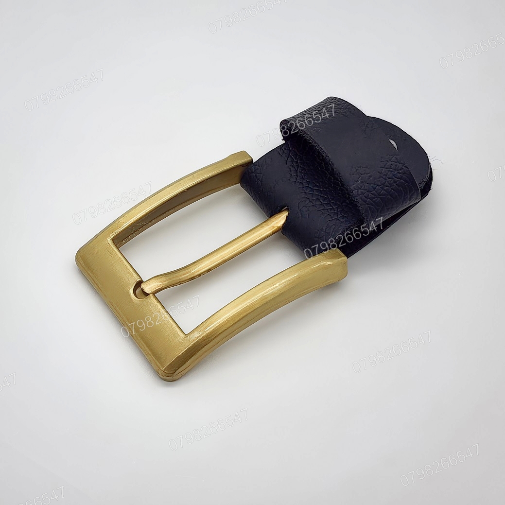 Đầu khoá dây nịt nam DKK-061 | Mặt khoá xỏ kim vàng đồng bảng 4F dày dặn nam tính | Bảo hành 12 tháng - Ảnh 2