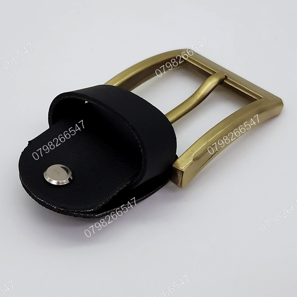 Đầu khoá dây nịt nam DKK-061 | Mặt khoá xỏ kim vàng đồng bảng 4F dày dặn nam tính | Bảo hành 12 tháng - Ảnh 4