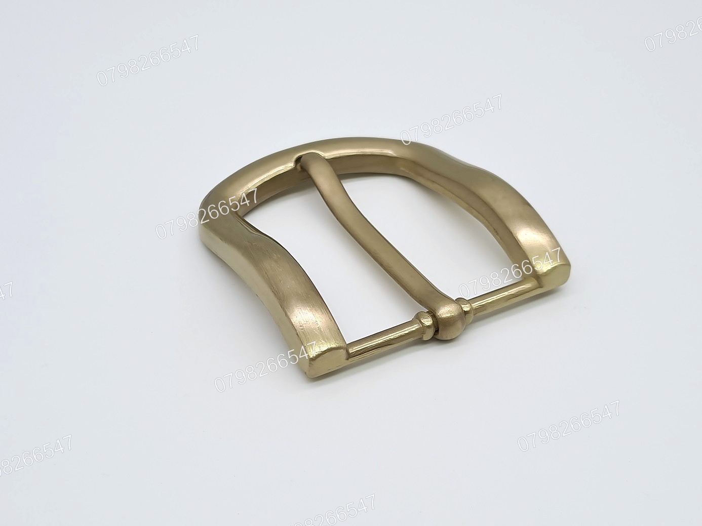 Mặt khoá dây nịt nam DKK-063 | Đầu khoá xỏ kim bảng 4F vàng đồng góc bầu thời trang | Bảo hành 12 tháng - Ảnh 4