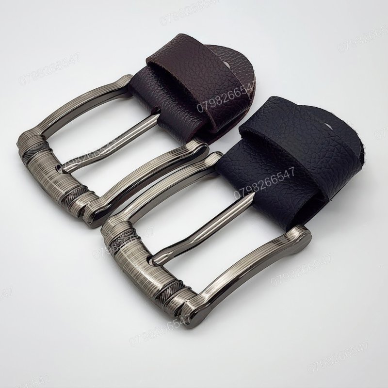 Mặt khoá dây nịt nam DKK-070 | Đầu khoá kim bảng 4F màu xám tro đặc trưng thanh lịch | Bảo hành 12 tháng