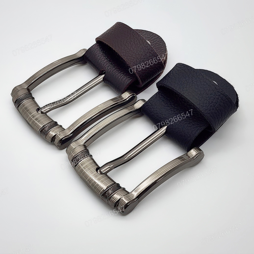 Mặt khoá dây nịt nam DKK-070 | Đầu khoá kim bảng 4F màu xám tro đặc trưng thanh lịch | Bảo hành 12 tháng