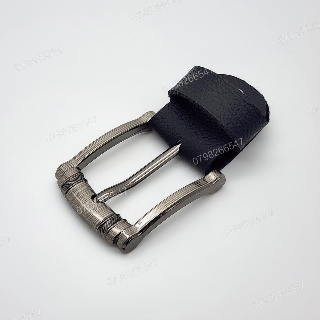 Mặt khoá dây nịt nam DKK-070 | Đầu khoá kim bảng 4F màu xám tro đặc trưng thanh lịch | Bảo hành 12 tháng - Ảnh 2