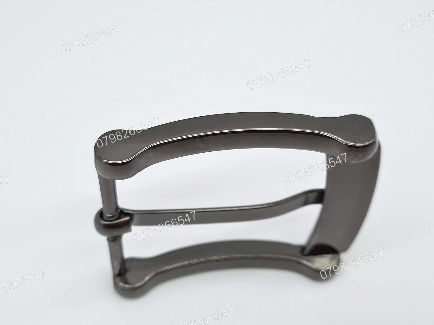 Mặt khoá thắt lưng nam DKK-071 | Đầu khoá xỏ kim màu xám bảng 4F hoạ tiết chữ L nằm đối xứng | Bảo hành 12 tháng - Ảnh 4