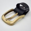 Đầu khoá thắt lưng nam DKK-093 | Khoá kim bảng 4.0cm mạ đồng bo tròn ấn tượng | Bảo hành 12 tháng
