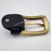 Đầu khoá thắt lưng nam DKK-093 | Khoá kim bảng 4.0cm mạ đồng bo tròn ấn tượng | Bảo hành 12 tháng